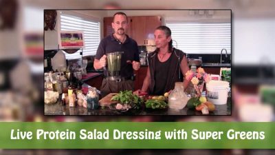 Live Protein Salad Dressing with Super Greens