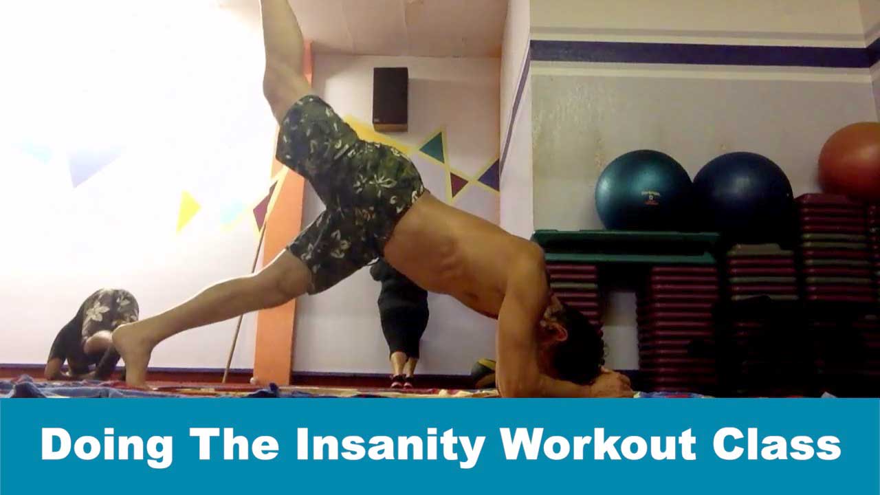 Doing The Insanity Workout Class