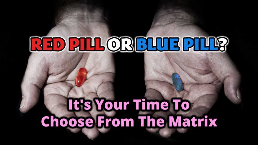 matrix blue red pill