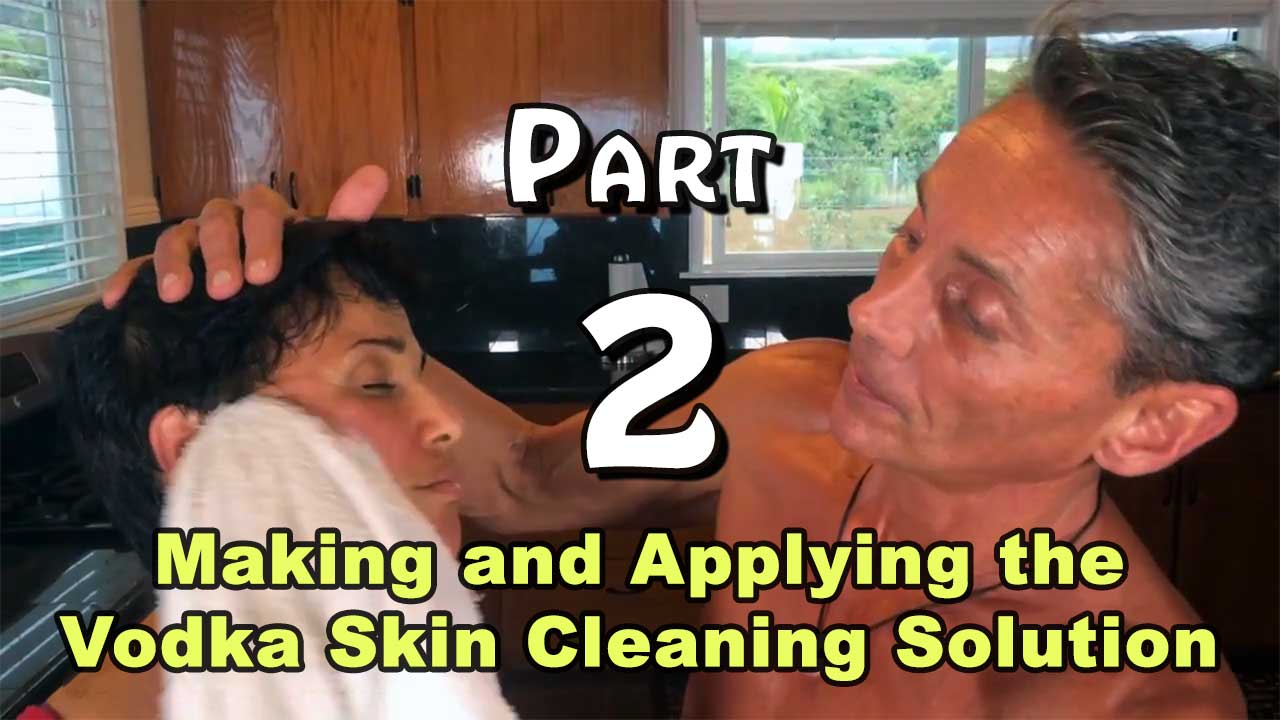 making-Making and Applying the Vodka Skin Cleaning Solution Part 2-applying-the-vodka-skin-cleaning-solution-earther-academy-robert-cassar-vimeo