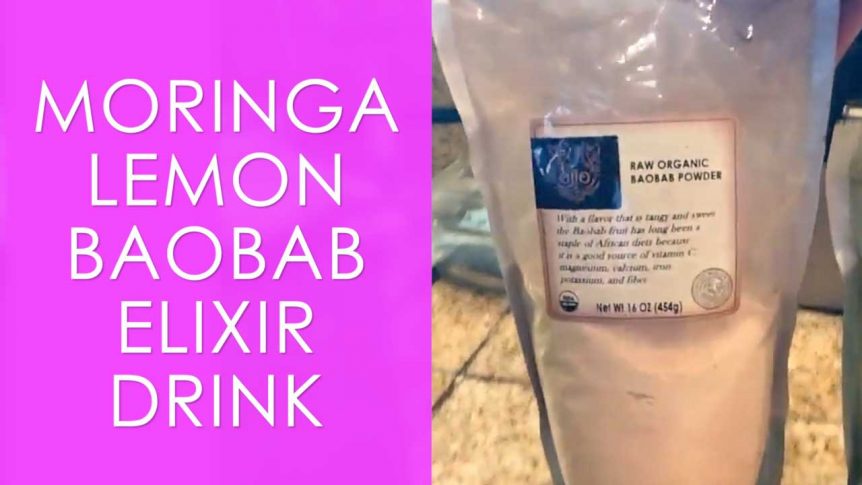 Moringa Lemon Baobab Elixir Drink