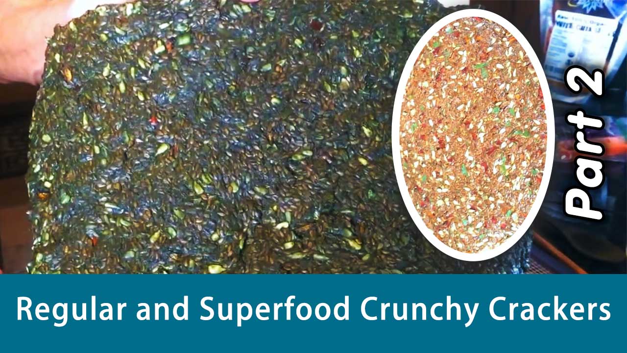 Regular and Superfood Crunchy Crackers Part 2