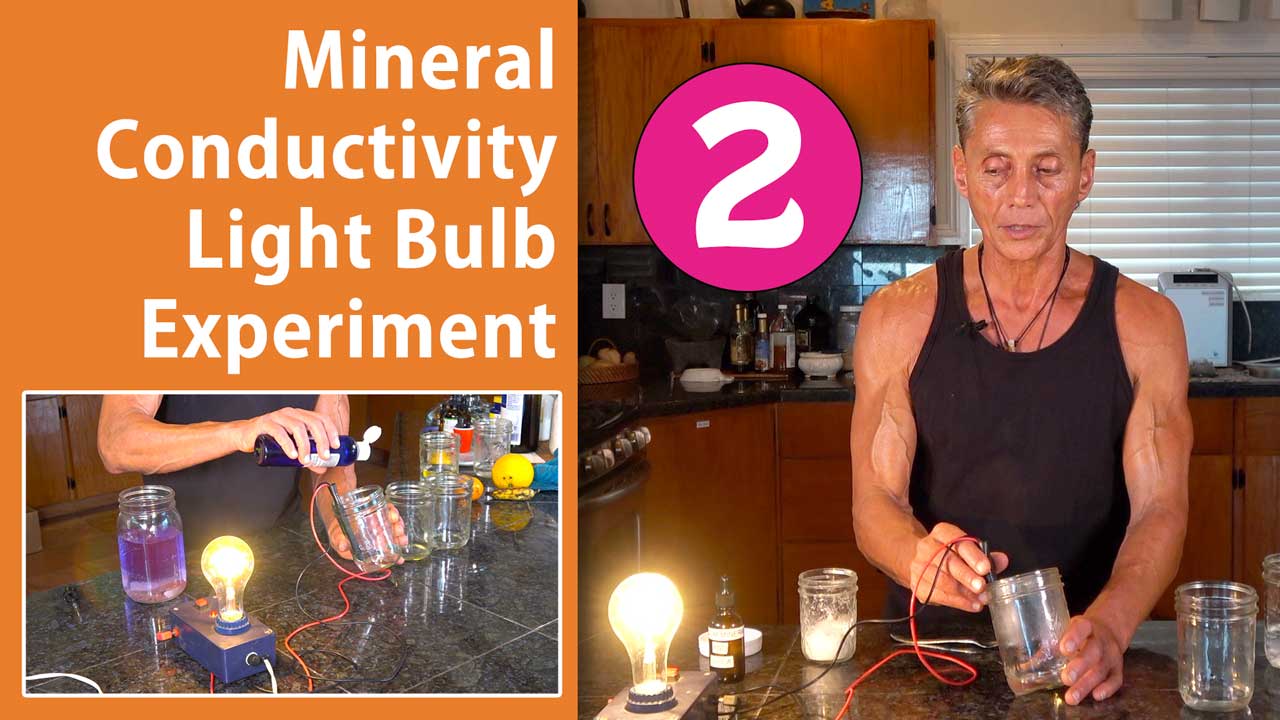 Mineral Conductivity Light Bulb Experiment Part 2