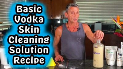 Basic Vodka Skin Cleaning Solution Recipe