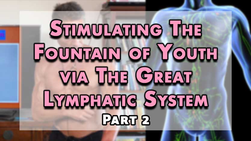 Stimulating The Fountain of Youth via The Great Lymphatic System Part 2