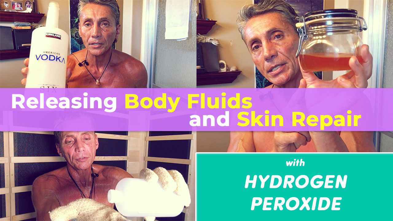 Releasing Body Fluids and Skin Repair with Hydrogen Peroxide Earther