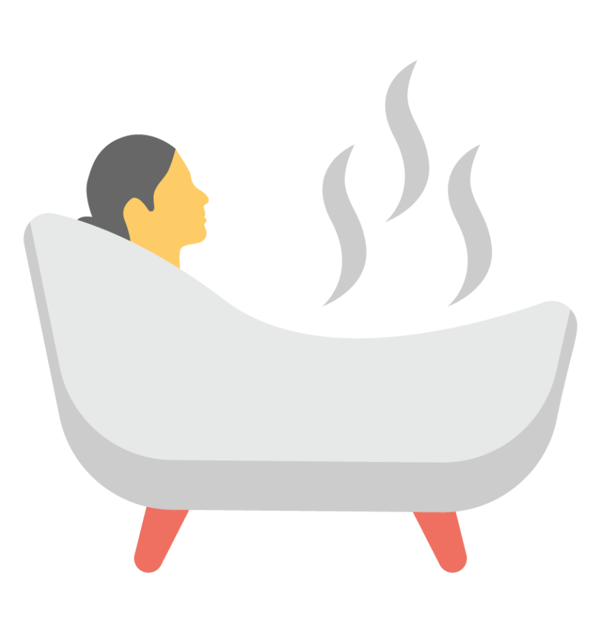 Hot Baths To Relieve Stress, Body Aches and Flu Symptoms Earther Academy