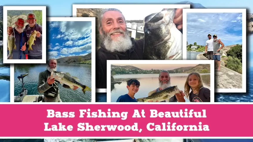 Bass Fishing At Beautiful Lake Sherwood, California